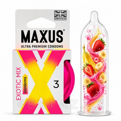 MAXUS X - Edition Exotic Mix презервативтері, хош иісті, 3 дана от sex shop Extaz