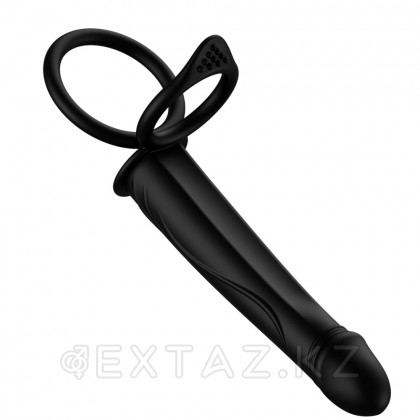 Діріл және дилдо бар қос эрекциялық сақина от sex shop Extaz фото 4