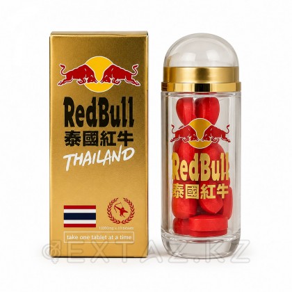 Мужчин арналған қоздырғыш Red bull (қызыл бұқа) 10 кесте. от sex shop Extaz