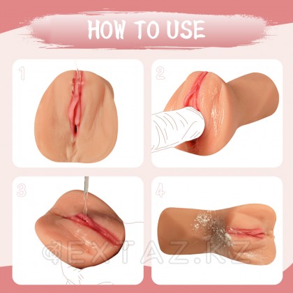 Шынайы мастурбатор SkinVibe от sex shop Extaz фото 3