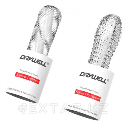 Қайта пайдалануға болатын пенис кеңейтетін саптама-DryWell Sword Fighter от sex shop Extaz фото 3
