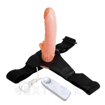 Страпон-фаллопротез с вибрацией от sex shop Extaz фото 3
