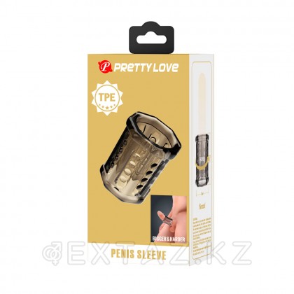 Pretty love қырлы беті бар пениса саптамасы сұр от sex shop Extaz фото 6