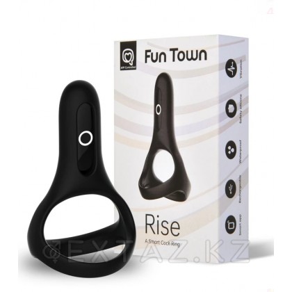 Magic Motion компаниясының Rise Қос эрекциялық сақинасы қара от sex shop Extaz фото 13