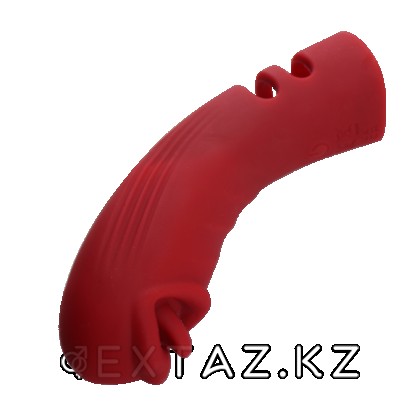 Қосымша ынталандырумен саусаққа арналған силикон вибраторы от sex shop Extaz фото 7