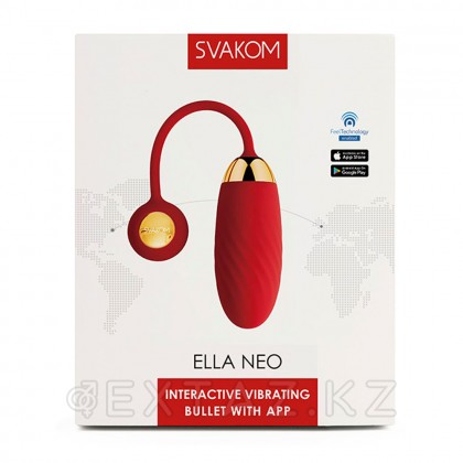 SVAKOM қолданбасына қосылған Ella Neo интерактивті діріл жұмыртқасы от sex shop Extaz фото 2