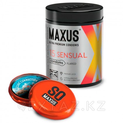 Презервативтер тегіс, анатомиялық MAXUS Sensual 15 дана. от sex shop Extaz фото 2
