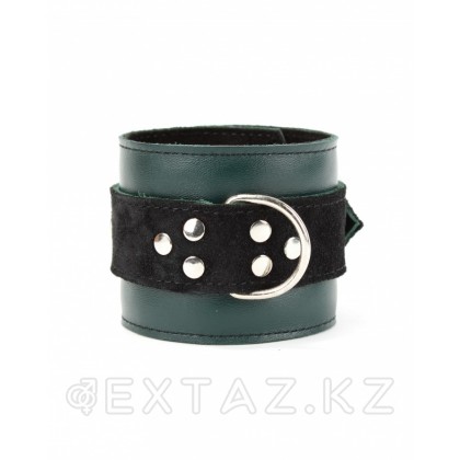 Шынайы былғарыдан жасалған аяқтардағы бұғаулар изумруд от sex shop Extaz фото 7