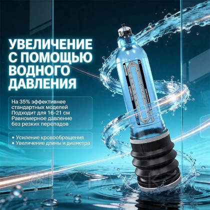 Bathmate hydromax8 Aqua гидропомпасы көк от sex shop Extaz фото 8