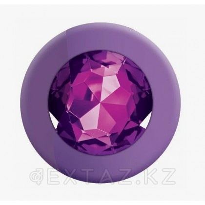 Қызғылт кристалды күлгін силиконнан жасалған анальды тығын (s өлшемі) от sex shop Extaz фото 2