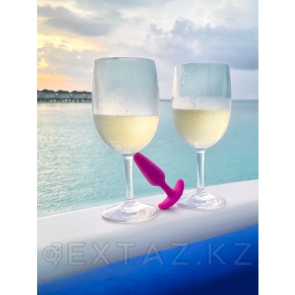 Gvibe Gplug XS Raspberry ең кішкентай басқарылатын діріл тығын, 7х2 см от sex shop Extaz фото 3