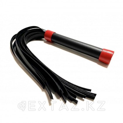 Эко былғарыдан жасалған кірпік қара және қызыл от sex shop Extaz фото 3