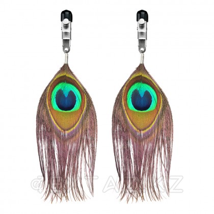 Зажимы для сосков Peacock Feather от sex shop Extaz фото 5