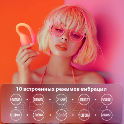 Вибромассажёр с интеллектуальным управлением Magic Flamingo Max от Magic motion, розовый - extaz.kz фото 6 Magic Flamingo Max Smart вибраторы, қызғылт, magic Motion от sex shop Extaz фото 6