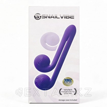Snail vibe Қос ынталандыру діріл массажы күлгін от sex shop Extaz фото 2