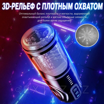 Стендте үйкеліс және айналу функциясы бар автоматты мастурбатор от sex shop Extaz фото 3