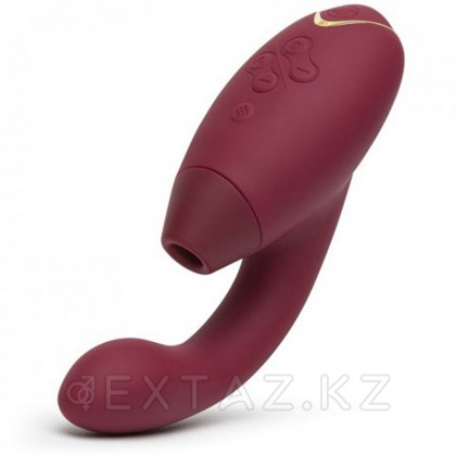 Бесконтактный клиторальный стимулятор Womanizer Duo бордовый от sex shop Extaz фото 11