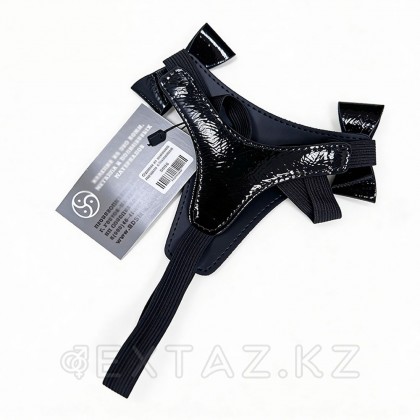 Садақтары бар эко-былғарыдан жасалған лактар от sex shop Extaz фото 3