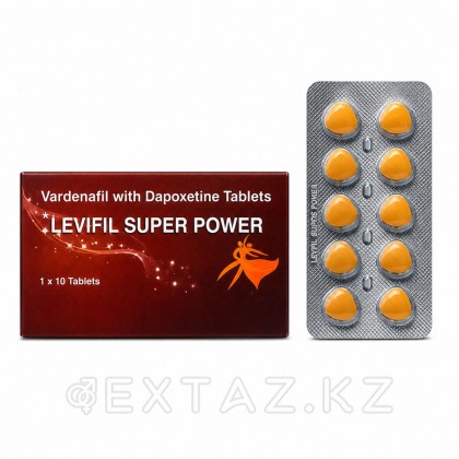 L арналған препарат Levifil Power (Vardenafil & Dapoxetine) 10 қойынды. от sex shop Extaz