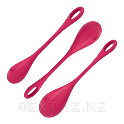 Satisfyer Yoni Power 1 қынаптық шарлар жиынтығы қызғылт от sex shop Extaz фото 2