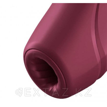 Satisfyer curvy 1 + вакуумдық клиторлық стимулятор (қою қызыл) от sex shop Extaz фото 9