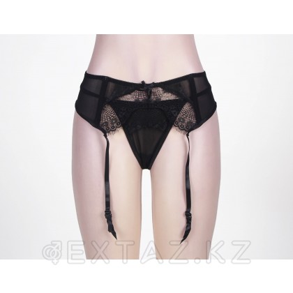 Белбеу қара гартер + жіптер (XL өлшемі) от sex shop Extaz фото 5