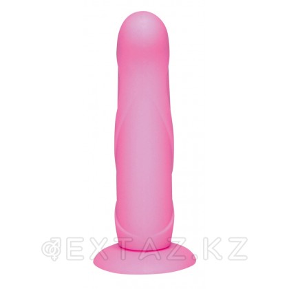 SMILE Страпон Silicone розовый от sex shop Extaz фото 2