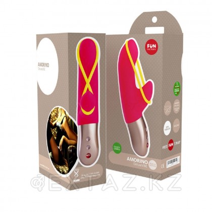 Көңілді фабриканың AMORINO вибраторы (қызғылт / алтын) от sex shop Extaz фото 2