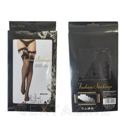 Чулки с оборками и бантиками (XS-L) от sex shop Extaz фото 2
