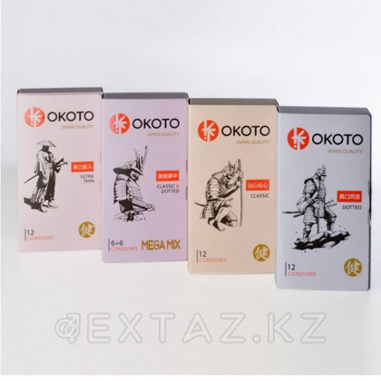 OKOTO DOTTED презервативтері (12 текстуралы презерватив беті бар) от sex shop Extaz фото 2