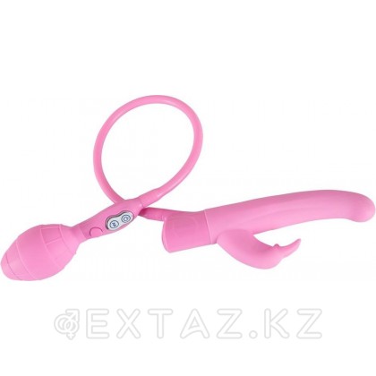 Smile Вибратор с эффектом увеличения Rosy Bunny от sex shop Extaz фото 2