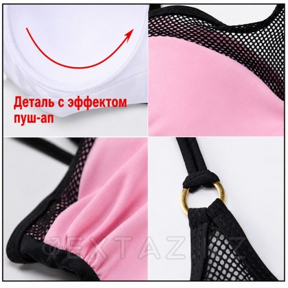 Mesh Pink (L)біріктірілген Купальник от sex shop Extaz фото 2