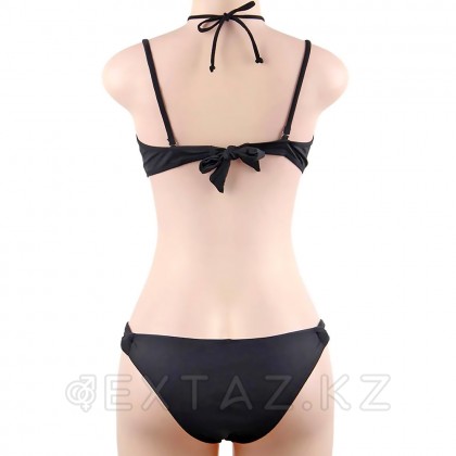 Купальник с завязками на шее Mesh Black (S) от sex shop Extaz фото 4