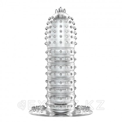 Жұмсақ антенналары бар пениса саптамасы, мөлдір от sex shop Extaz