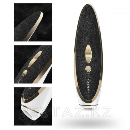 Вакуумно-волновой стимулятор с вибрацией Satisfyer Haute Couture - extaz.kz фото 8 Satisfyer Haute Couture дірілі бар вакуумды толқындық стимулятор от sex shop Extaz фото 8
