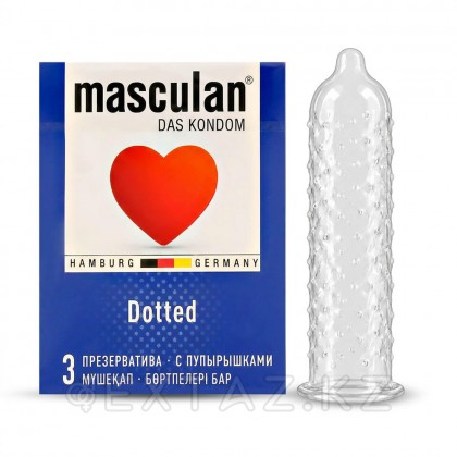 Masculan 2 Classic безеулері бар презервативтер, 3 дана от sex shop Extaz