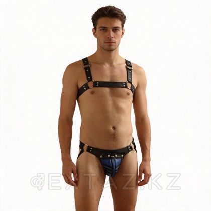 ТРУ арналған boy ' s arsenal Blue 3 Stripes былғары от sex shop Extaz фото 3