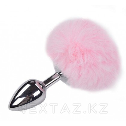 Жасанды құйрықты анальды тығын (қызғылт) от sex shop Extaz фото 2