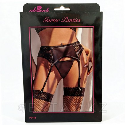 Кружевными кірістірілген былғары белбеу (2XL) от sex shop Extaz фото 2