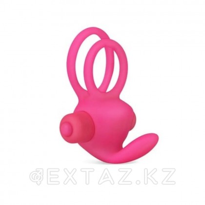 Power duo clit cockring эрекциялық діріл сақинасы (қызғылт) от sex shop Extaz фото 4