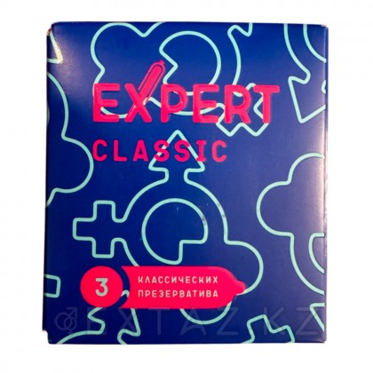 EXPERT classic презервативтері № 3 (классикалық), 3 дана. от sex shop Extaz