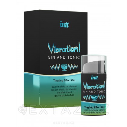 Gin & Tonic-діріл әсері бар сұйық интимдік гель, 15 мл от sex shop Extaz фото 2