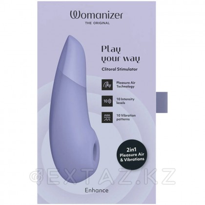 Womanizer Enhance дірілмен байланыссыз клиторлық стимулятор, сирень от sex shop Extaz фото 2