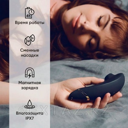 Womanizer Premium 2 байланыссыз клиторальды стимулятор қара от sex shop Extaz фото 14