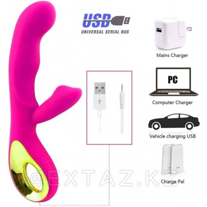 Вибратор с клиторальным стимулятором Melissa от sex shop Extaz фото 3