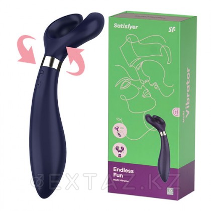 Satisfyer Endless Fun Blue көп функциялы діріл массажы от sex shop Extaz фото 3