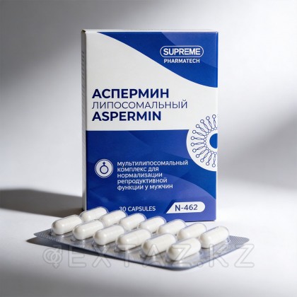 Аспермин капсулалары Supreme PHARMATECH n462 30 дана. от sex shop Extaz фото 5