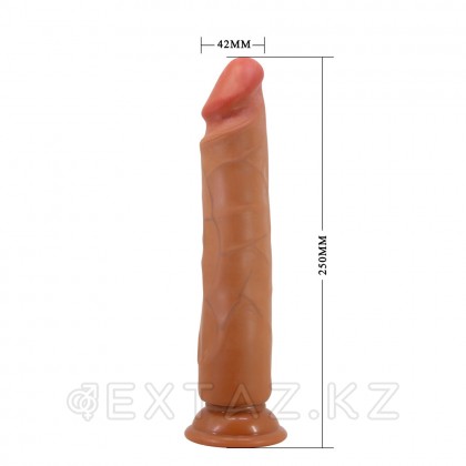 Alcmene шынайы дилдо, 25 см, қоңыр от sex shop Extaz фото 4