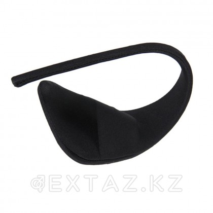 Вибропулиге арналған қалтасы бар жіптер (қара) от sex shop Extaz фото 2