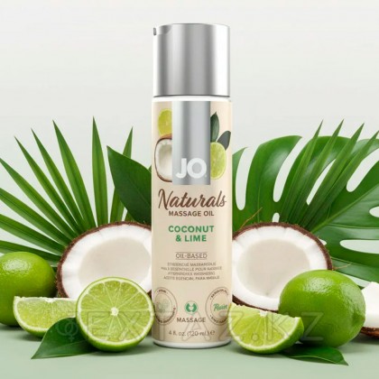 Jo Naturals массаж майы Кокос және әк, 120 мл от sex shop Extaz фото 6